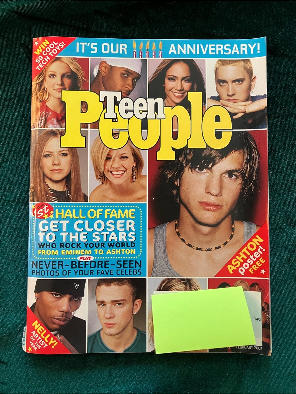 Vintage Teen People February 2003 Anniversary Cover